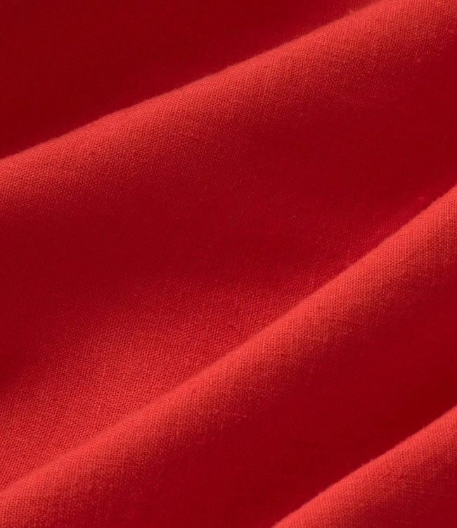 THINKING MU overhemd JIMBO RED hennep en tencel