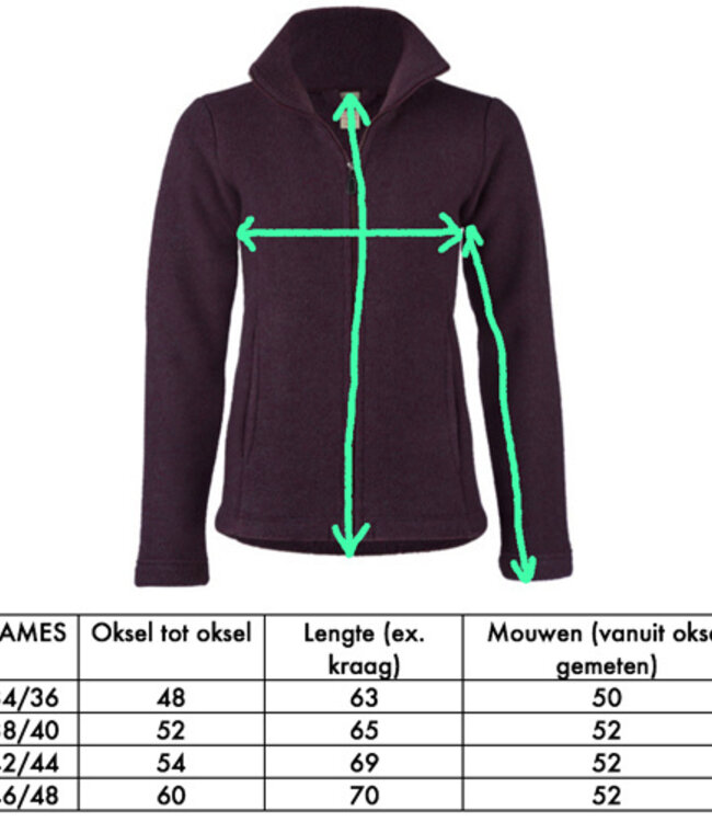 ENGEL wollen Jas vest dames wolfleece JADE LIMITED