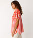 SKFK wijde blouse AIAN STRIPES met print van ecovero