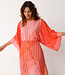 SKFK kimono jurk LIGI ORANGE STRIPES van ecovero