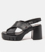 ART zwarte duurzame sandalen met blokhak IBIZA BLACK