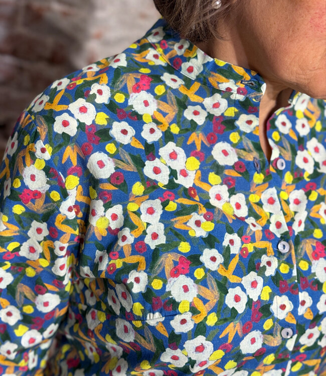 ANUKOO blouse ANNIKA BLOOM van biologisch katoen voile