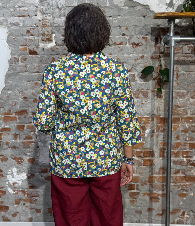 ANUKOO blouse ANNIKA BLOOM van biologisch katoen voile