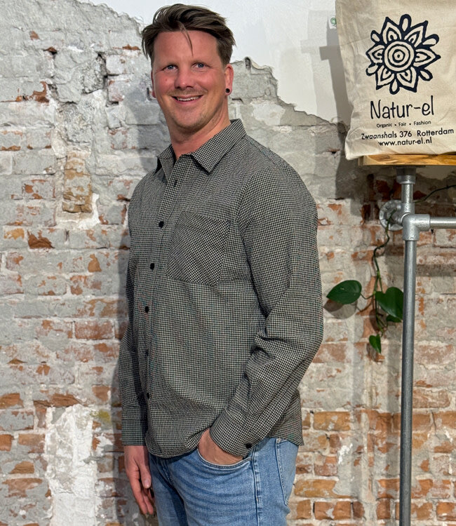 KOMODO geruit overhemd SPECTRE biologisch katoen