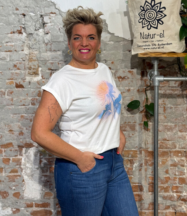 DEDICATED shirt VISBY FLOWER DREAM biologisch katoen