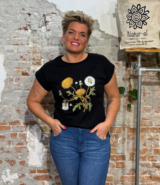 Dedicated DEDICATED shirt VISBY DANDELION biologisch katoen