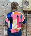 DEDICATED wijde blouse ALSVIK BLOCKS met print tencel