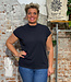 THINKING MU basic t-shirt VOLTA NAVY van biologisch katoen
