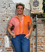SKFK wijde blouse AIAN STRIPES met print van ecovero