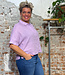MAZINE wijde linnen blouse ELLA LAVENDER korte mouw
