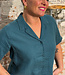 DEDICATED linnen blouse TORUP PETROL GREEN