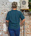 DEDICATED linnen blouse TORUP PETROL GREEN