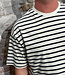 Gestreept t-shirt SHAYNE BLUE WHITE biologisch katoen KCA