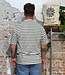 Gestreept t-shirt SHAYNE BLUE WHITE biologisch katoen KCA