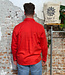 THINKING MU overhemd JIMBO RED hennep en tencel