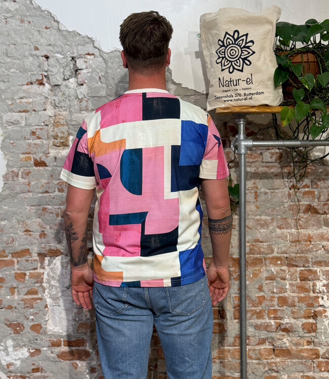 DEDICATED shirt STOCKHOLM BLOCKS biologisch katoen