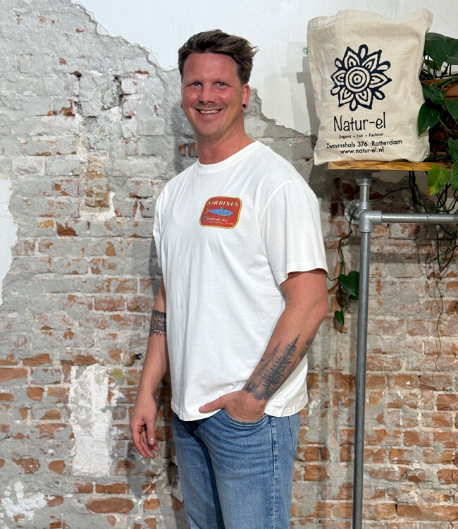 THINKING MU heren shirt AARON SARDINES biologisch katoen
