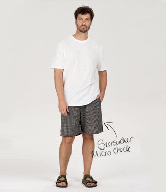 Komodo KOMODO korte broek JERRY CHECK biologisch katoen