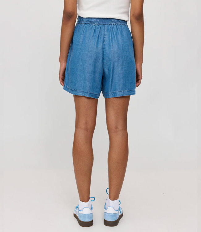 MAZINE korte bermuda broek SERA BLUE van tencel
