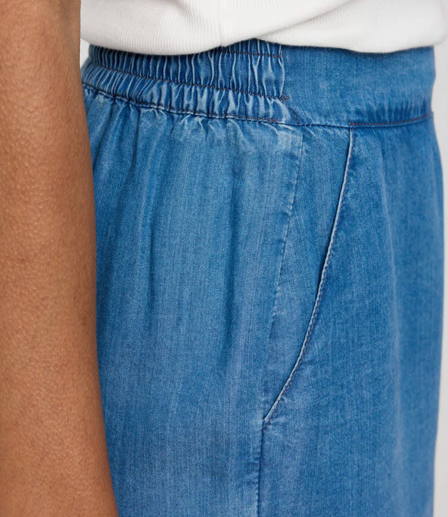 MAZINE korte bermuda broek SERA BLUE van tencel