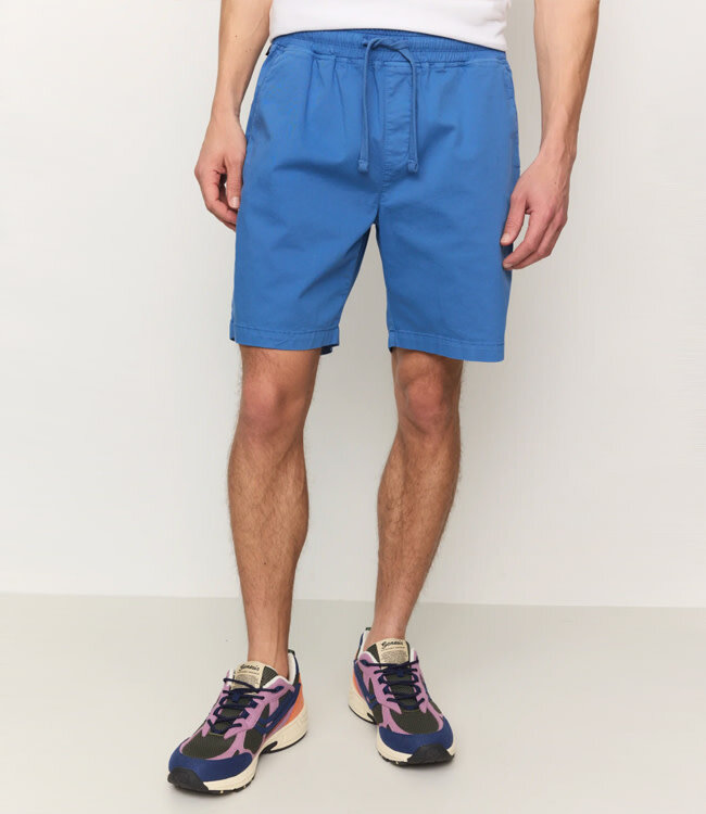 RECOLUTION korte broek QUIN BLUE biologisch katoen