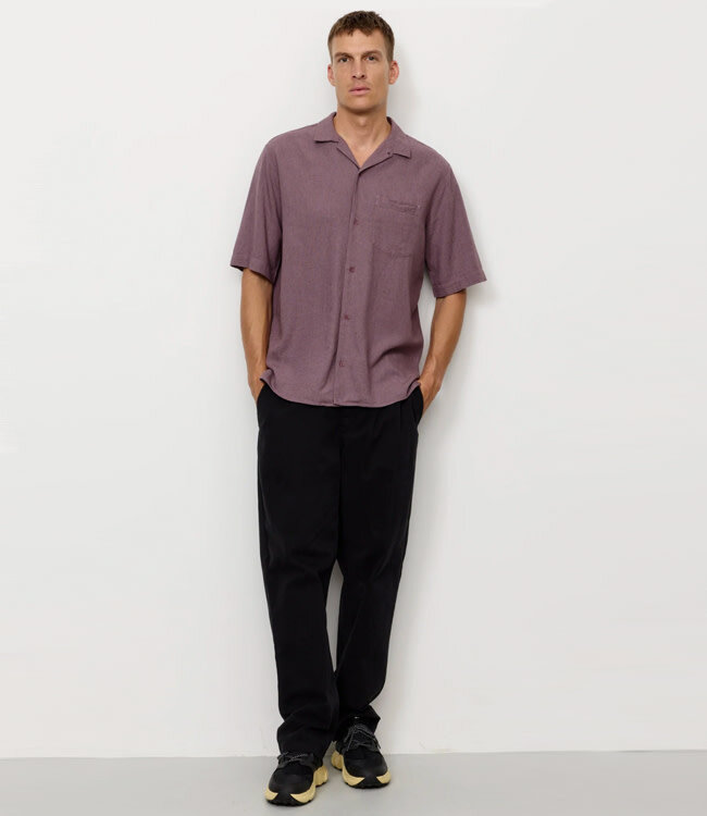 RECOLUTION overhemd korte mouw CACTUS GRAPE