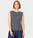 KOMODO top met open rug ETOSHA STRIPES biologisch katoen