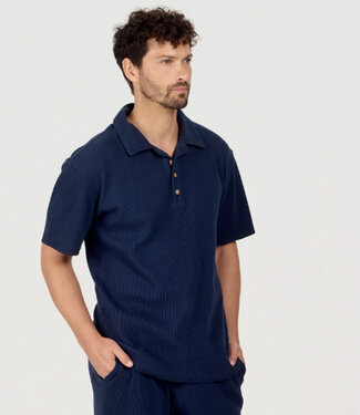 Komodo KOMODO polo shirt IVER WAFFLE van biologisch katoen