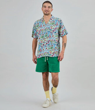 BRAVA fabrics BRAVA overhemd korte mouw ALOHA ASIS ecovero