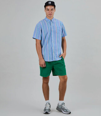 BRAVA fabrics BRAVA overhemd korte mouw STEN STRIPES van ecovero