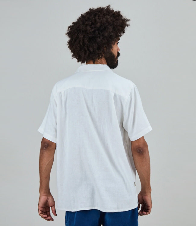 BRAVA overhemd korte mouw ALOHA CHIRINGGUITO linnen ecovero