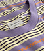 DEDICATED shirt GUSTAV STRIPES PURPLE biologisch katoen
