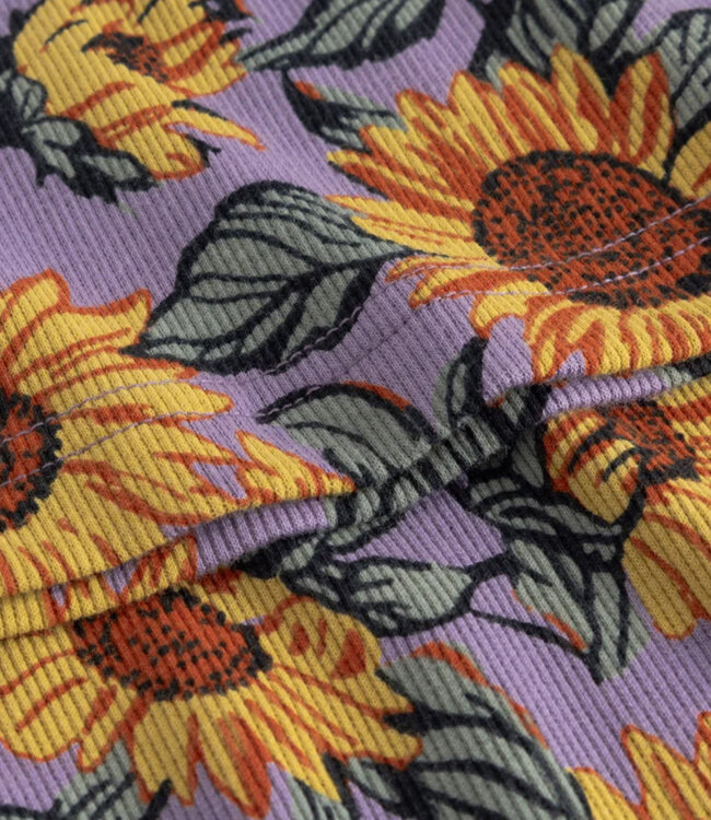 DEDICATED maxi jurk MOTALA SUNFLOWER biologisch katoen