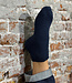 HIRSCH bed yoga sokken 70% wol 30% zijde ELIA DONKERBLAUW 028 14