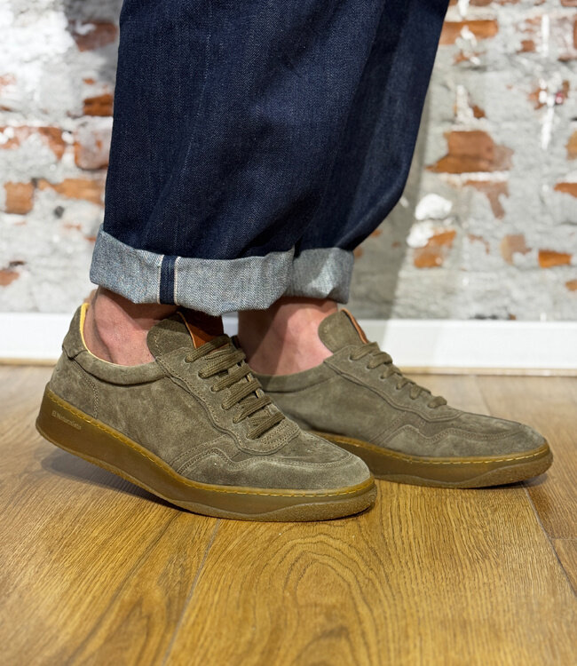 EL NATURALISTA duurzame sneaker GEO LAND suede