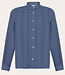 KnowledgeCottonApparel Overhemd met structuur TOM VINTAGE BLUE biologisch katoen KCA