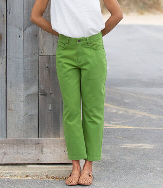 KITE KITE wide leg spijkerbroek ZITA GREEN van biologisch katoen