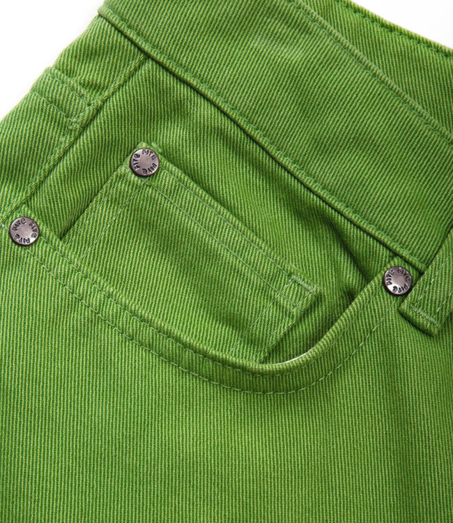 KITE cropped spijkerbroek ZITA GREEN van biologisch katoen
