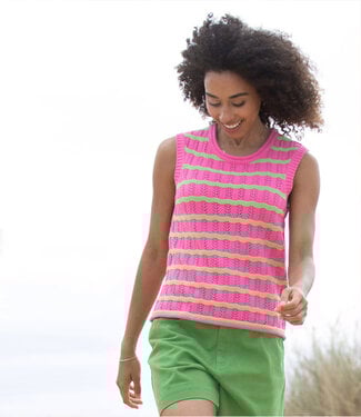 KITE KITE gebreide spencer TARA MULTI van biologisch katoen