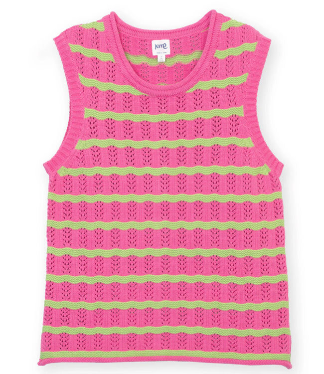 KITE gebreide spencer TARA MULTI van biologisch katoen