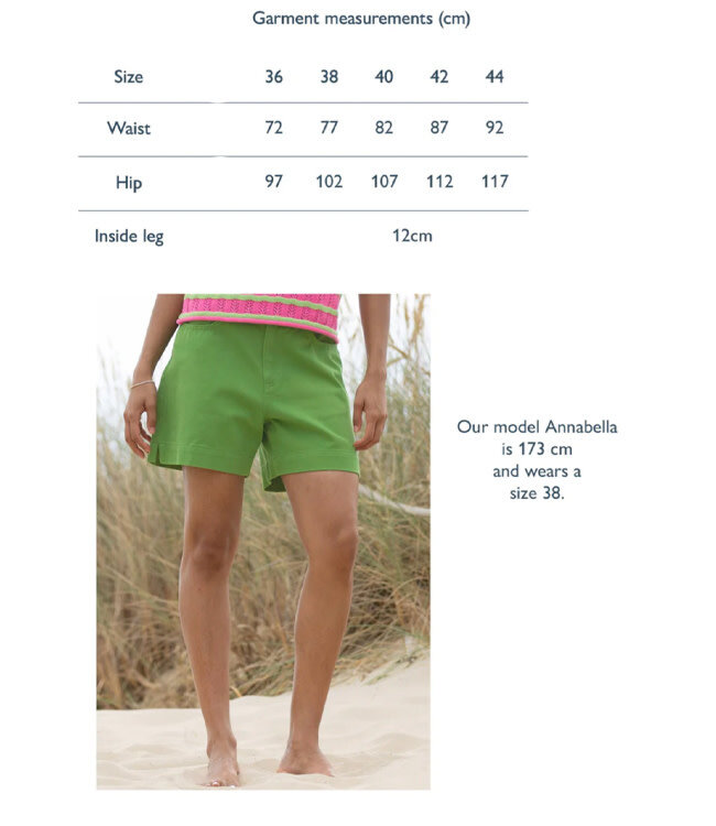 KITE korte broek TONIA GREEN van biologisch katoen