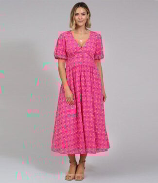 KITE KITE jurk met borduursel CHERRY BLOSSOM biologisch katoen