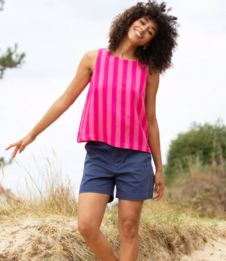 KITE KITE mouwloze top ELFIE STRIPES van linnen en tencel