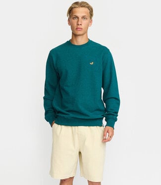 REVOLUTION REVOLUTION sweater DUCKIE PETROL biologisch katoen