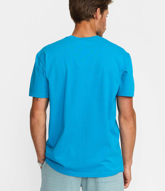 REVOLUTION T-shirt FLOATIE PETROL biologisch katoen