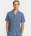 REVOLUTION REVOLUTION shirt CUBA BLUE MELANGE biologisch katoen