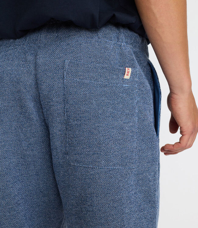 REVOLUTION korte broek BASTIAN BLUE biologisch katoen