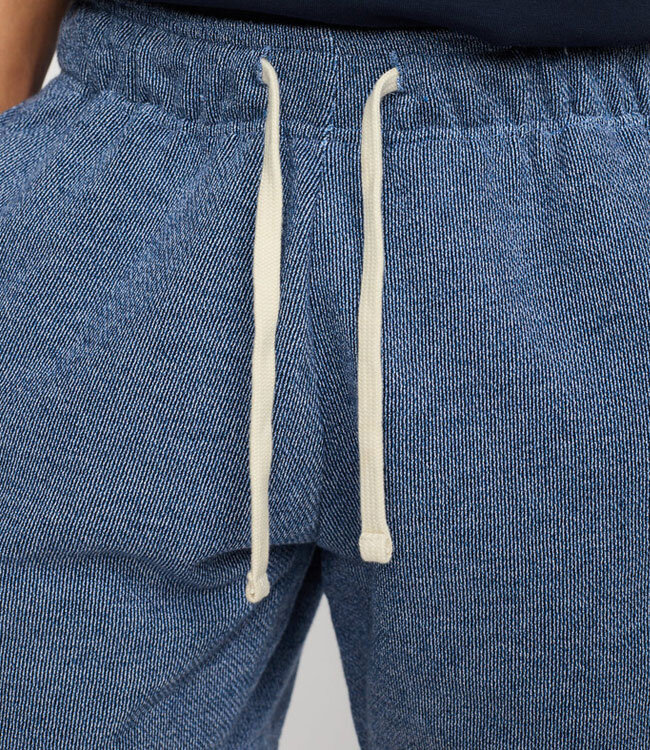 REVOLUTION korte broek BASTIAN BLUE biologisch katoen