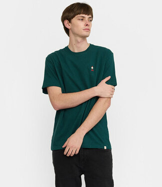 REVOLUTION REVOLUTION T-shirt GNOME PETROL biologisch katoen