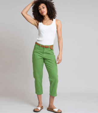 KITE KITE cropped spijkerbroek ZITA GREEN van biologisch katoen